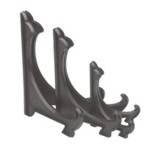 4" Black Plastic Easel