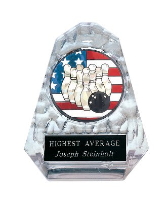 4" Clear Pyramid Sculpted Ice