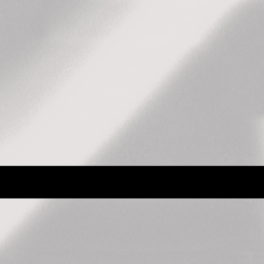 24 1/8" x 48 1/2" x 1/16" Mirrored Silver/Black Print Receptive Plastic