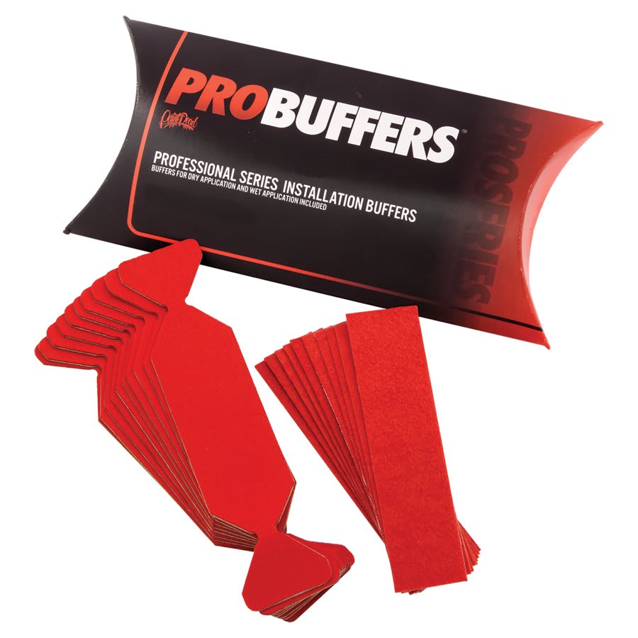 Paint is Dead PROSERIES Felt ProBuffers for 4" Squeegees 20 Pack(10 Wet, 10 Dry)