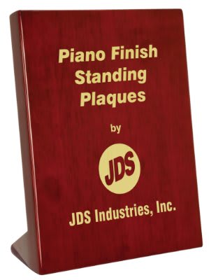 6 1/4" x 8 1/4" Rosewood Piano Finish Standing Plaque