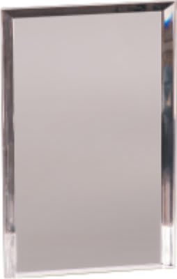 4 1/4" x 7" Rectangle Prestige Acrylic Replacement Blank for PTA21