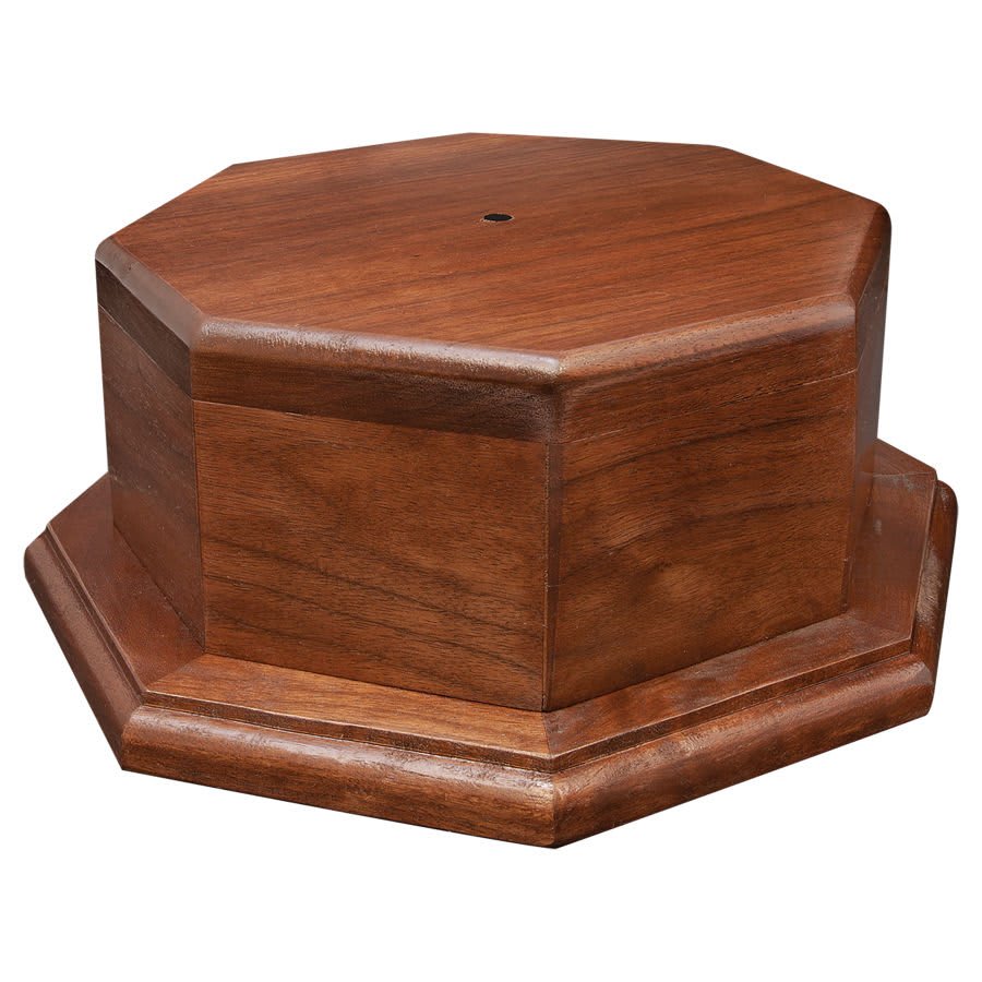 9 1/4" x 4 1/4" Walnut Perpetual Base