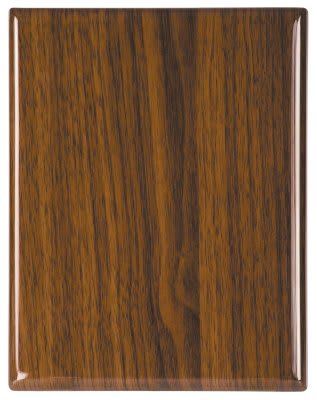 9" x 12" Walnut Piano Finish Plaque