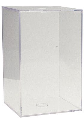 Clear Football BallQube Display Case