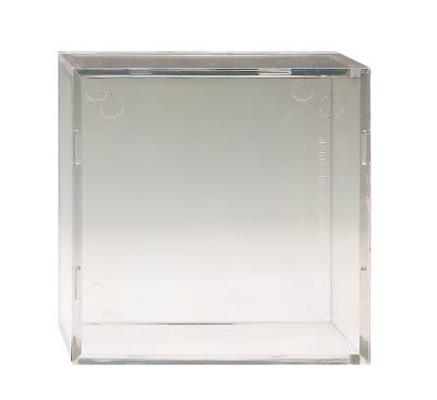 Clear Hockey Puck BallQube Dispay Case