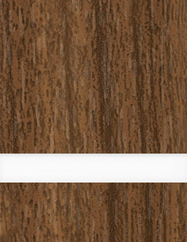 Undersize 1/16" Black Walnut/White Matte Duets Rotary Indoor Plastic