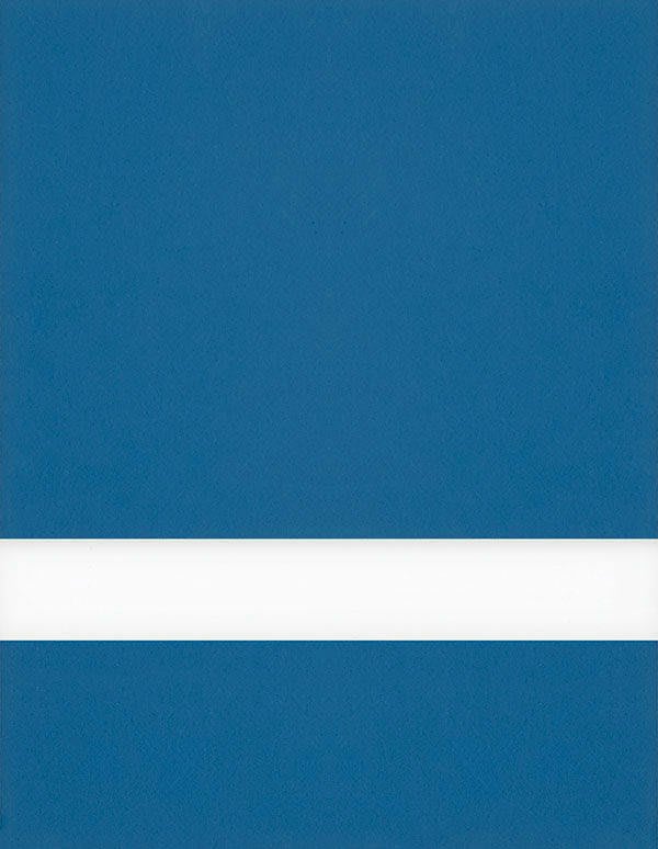 Undersize 1/16" Blue/White Matte Duets Rotary Indoor Plastic