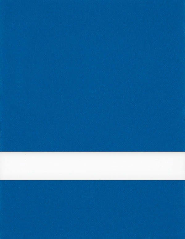 Undersize 1/16" Sapphire/White Matte Duets Rotary Indoor Plastic