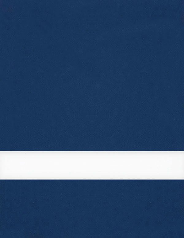 Undersize 1/16" Navy/White Matte Duets Rotary Indoor Plastic