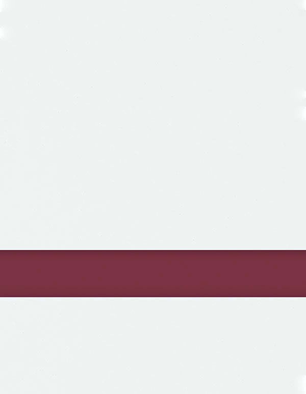 Undersize 1/16" White/Maroon Matte Duets Rotary Indoor Plastic