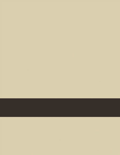 24" x 49" x 1/16" Beige/Chocolate Brown Matte Duets Rotary Indoor Plastic