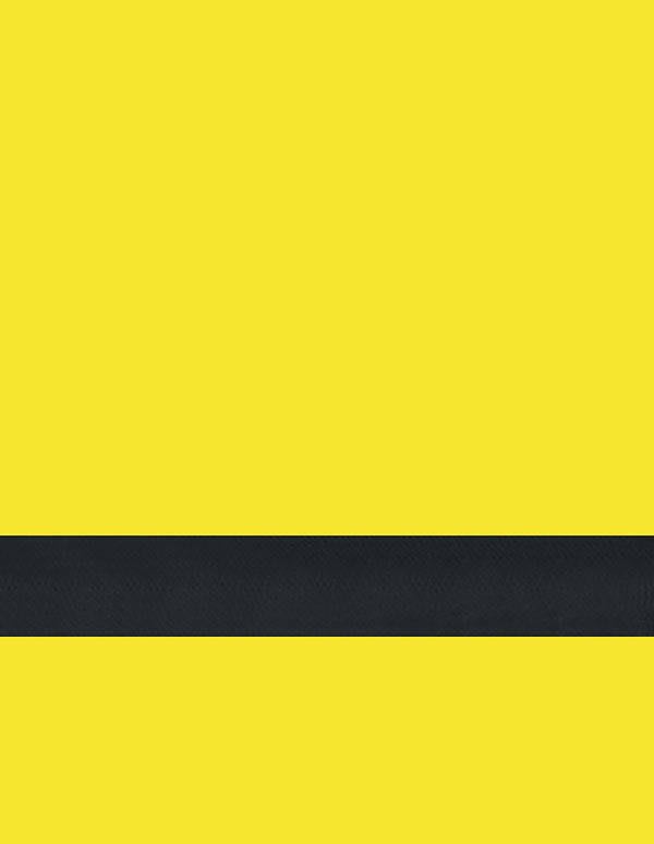 Undersize 1/16" Yellow/Black Matte Duets Rotary Indoor Plastic