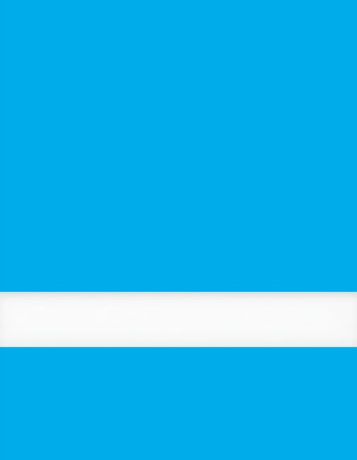 24" x 24" x 1/16" Light Blue/White Matte Duets Rotary Indoor Plastic