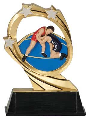 5 1/2" Wrestling Cosmic Resin