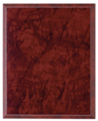 5" x 7" Ruby Marble Finish Plaque