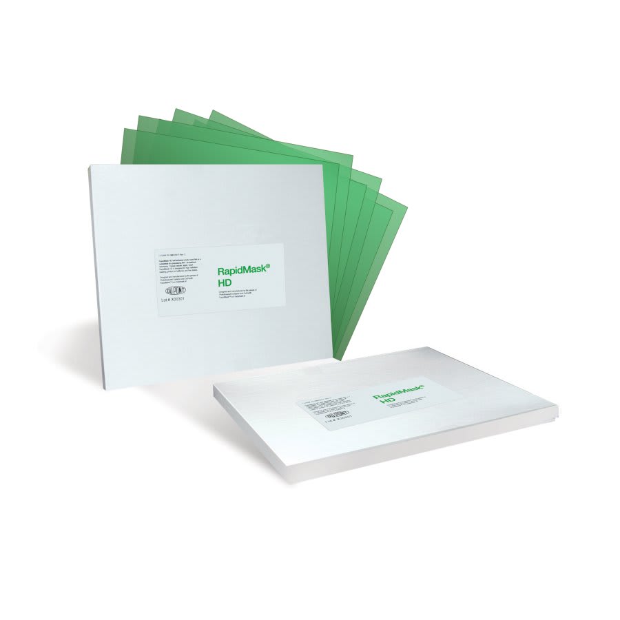 10" x 12" HD Rapid Mask 2 Mil. Dry Photoresist Film 10 Sheet Pack