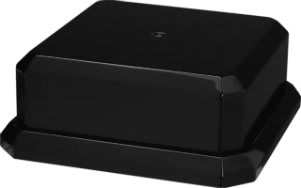 7" x 2 1/2" Black Royal Piano Finish Cup Base