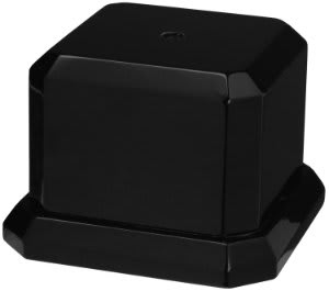 5" x 3 1/2" Black Royal Piano Finish Cup Base