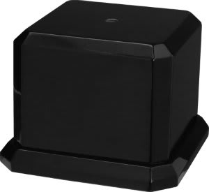 6" x 4 1/2" Black Royal Piano Finish Cup Base