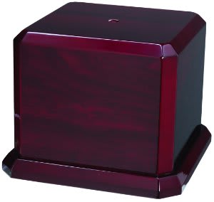 7" x 5 1/2" Rosewood Royal Piano Finish Cup Base