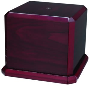 8" x 6 1/2" Rosewood Royal Piano Finish Cup Base