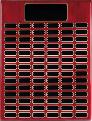 84 Plate Rosewood Piano Finish Completed Perpetual Plaque