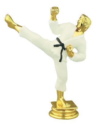 5 1/4" Color Male Karate Figure