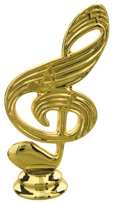 4 3/4" Music Note Figure