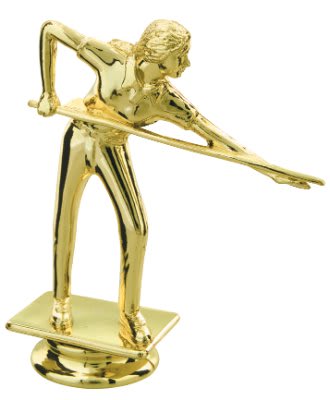 4 1/4" Female Billiards Figure