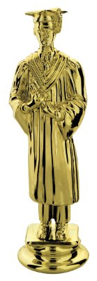 5" Male Graduate Figure