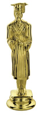 5" Female Graduate Figure