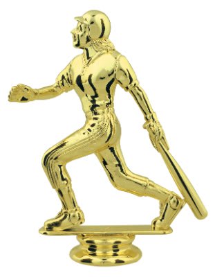 5" Female Bat Down Softball Figure