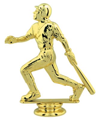 5" Male Bat Down Baseball Figure