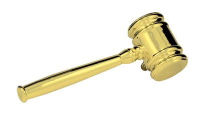 5" Plastic Gavel Relief