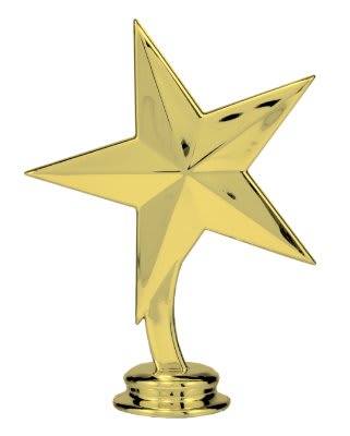 4 3/4" Gold Star Figure