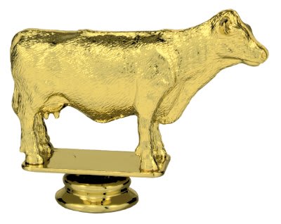 3 1/2" Angus Cow Figure