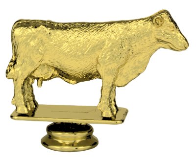 3 1/2" Hereford Cow Figure