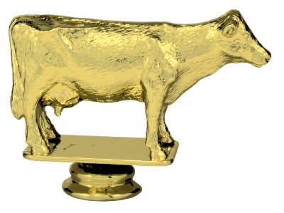 3 1/2" Dairy Cow Figure