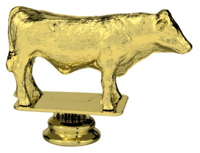 3 1/2" Dairy Bull Figure