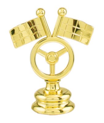 2 1/2" Flags and Wheel Figure