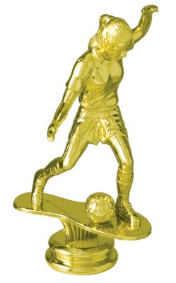 5" Female Soccer Figure