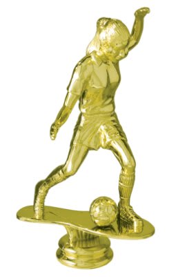 6" Female Soccer Figure