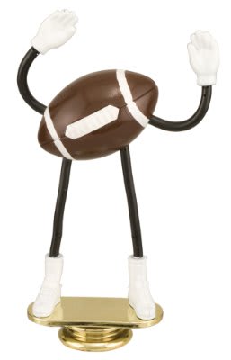 5" Football Bendable Trophy Dude Figure