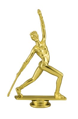6" Female Baton Twirler Figure
