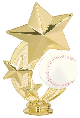 5" Baseball 3-Star Spinning Figure