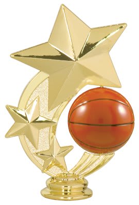 5" Basketball 3-Star Spinning Figure
