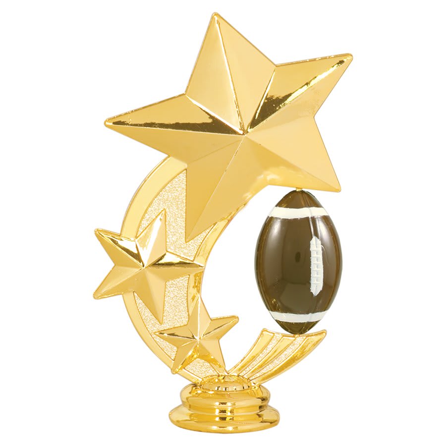 5" Football 3-Star Spinning Figure