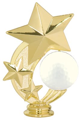5" Golf 3-Star Spinning Figure