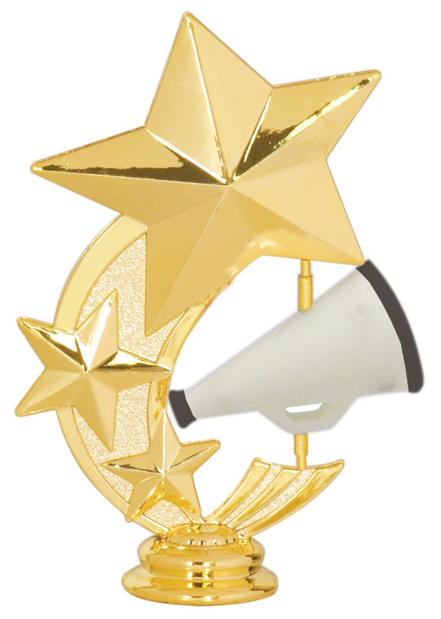 5" 3-Star Spinning Cheer Figure